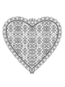 Valentijn hart kleurplaat 15